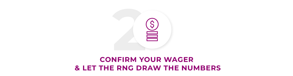 Keno Casinos Confirm Selection